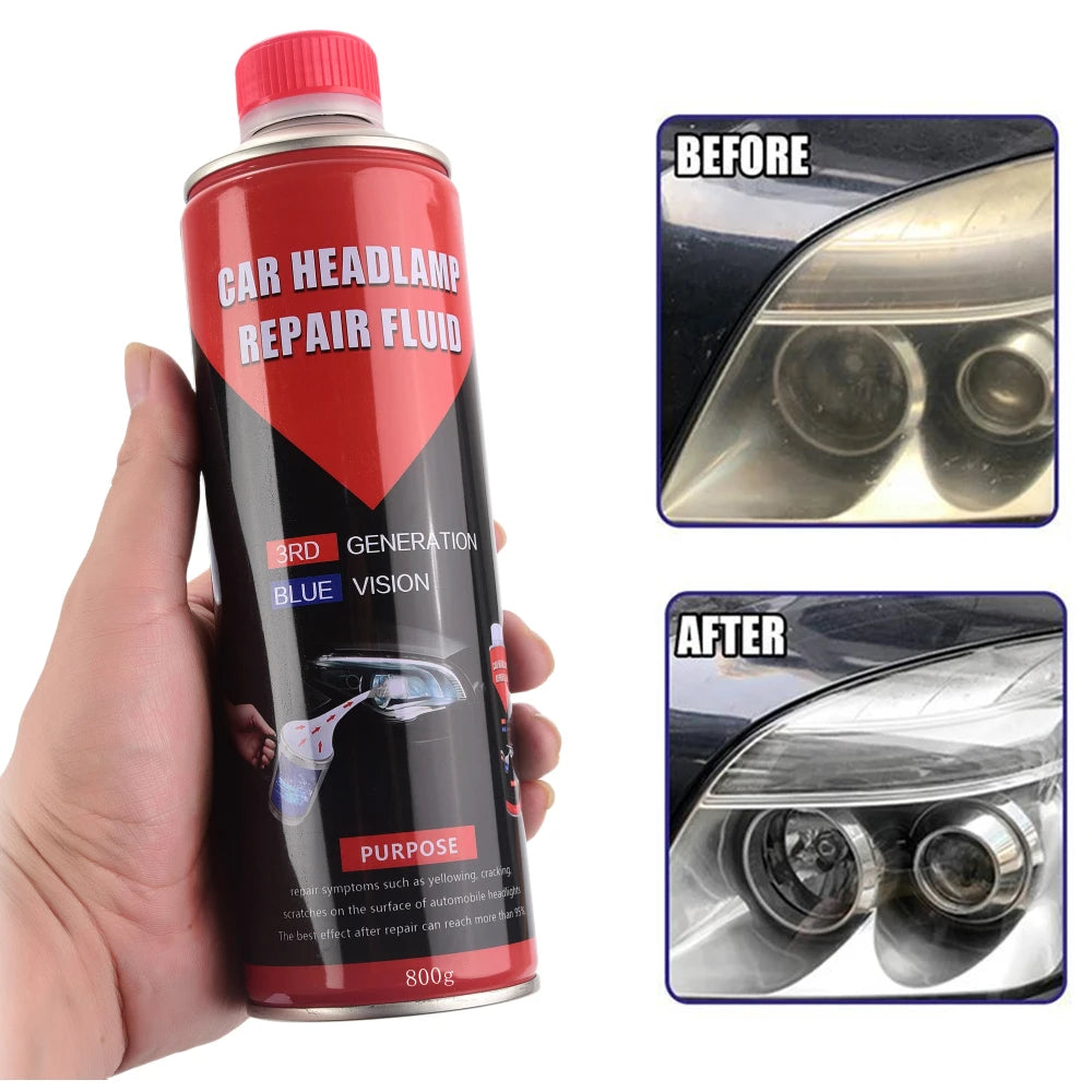 Restaurador de Faros 3PCS | Líquido Renovador para Faros de Coche