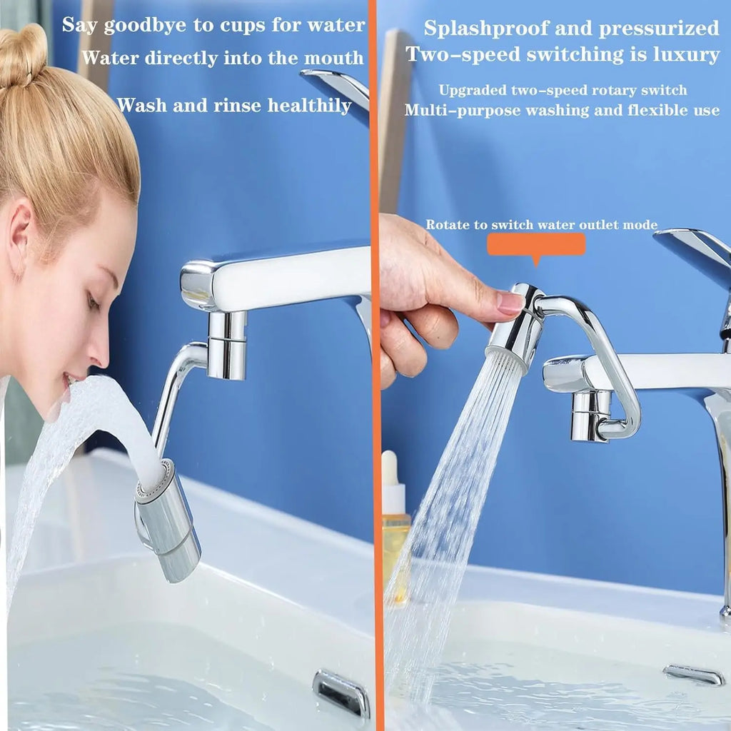 FlexFlow 1080° — Extensor de Grifo Giratorio 2 en 1