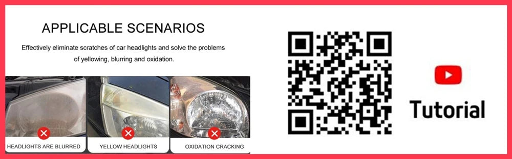 Restaurador de Faros 3PCS | Líquido Renovador para Faros de Coche