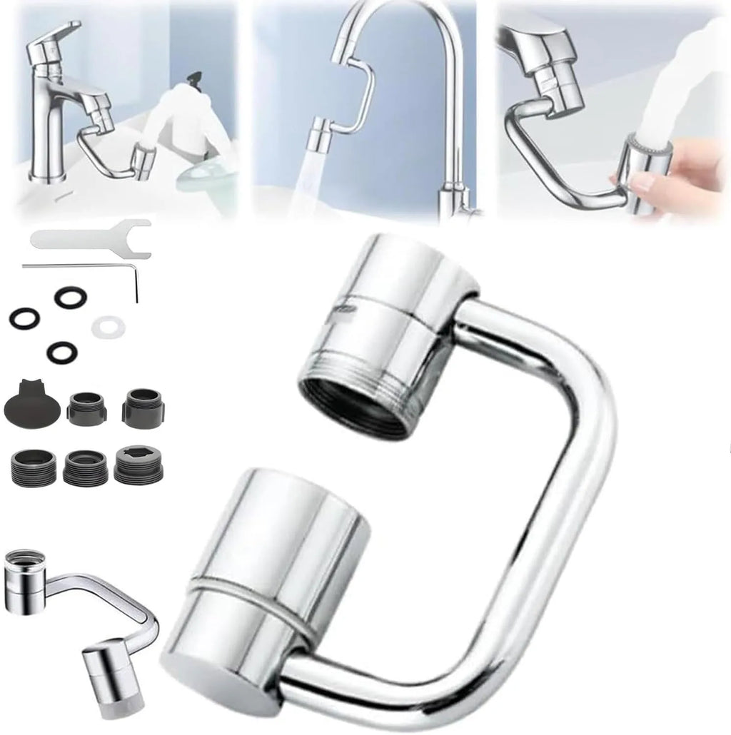 FlexFlow 1080° — Extensor de Grifo Giratorio 2 en 1